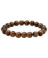 Фото #1 товара Браслет STEELTIME Tiger Eye Brown Beaded