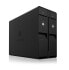 Фото #2 товара ICY BOX IB-RD3802-C31 - HDD enclosure - 3.5" - Serial ATA - Serial ATA II - Serial ATA III - 10 Gbit/s - Hot-swap - Black