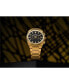 ფოტო #6 პროდუქტის Eco-Drive Men's Chronograph Modern Axiom Gold-Tone Stainless Steel Bracelet Watch 43mm
