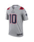 ფოტო #3 პროდუქტის Men's Mac Jones Gray New England Patriots Inverted Legend Jersey