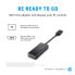 HP USB-C to HDMI 2.0 - Black - 111.2 mm - 44.2 mm - 17.1 mm - 31 g
