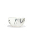 Faux Marble Coupe Dinnerware Set, 16 Piece