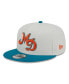 Фото #2 товара Men's Cream, Aqua Miami Dolphins City Originals 9FIFTY Snapback Hat