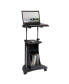 Фото #9 товара Techni Mobili Sit-to-Stand Rolling Adjustable Laptop Cart