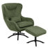 Sessel Barnard Cord mit Hocker