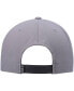 ფოტო #5 პროდუქტის Men's Gray Racing Powerband Snapback Hat