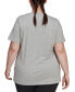 Фото #5 товара Women's Essentials Logo Cotton T-Shirt, XS-4X