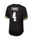 Фото #3 товара Men's Brett Favre Black Green Bay Packers Retired Player Name and Number Mesh Top