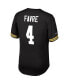 Men's Brett Favre Black Green Bay Packers Retired Player Name and Number Mesh Top