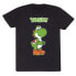 ფოტო #1 პროდუქტის HEROES Nintendo Super Mario Yoshi Name Tag short sleeve T-shirt