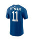 Фото #2 товара Men's Michael Pittman Jr. Royal Indianapolis Colts Player Name and Number T-shirt