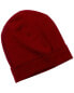 Фото #1 товара Qi Cashmere Jersey Cuffed Cashmere Beanie Men's Red Os