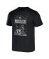 Фото #3 товара Men's NFL x Darius Rucker Collection by Black Houston Texans Band T-shirt