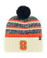 Men's Khaki Syracuse Orange Tavern Cuffed Knit Hat with Pom
