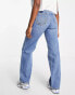 Фото #4 товара Stradivarius 90s dad jean in medium blue