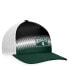 Фото #3 товара Men's Green, Black Michigan State Spartans Daybreak Foam Trucker Adjustable Hat