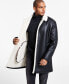 Фото #4 товара Men's Shearling Classic Fit Overcoats