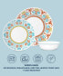 Фото #4 товара Набор посуды для ужина Corelle Global Collection, Terracotta Dreams, 12 предметов, сервировка для 4, всех.