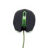 Фото #4 товара Gembird MUSG-001-G - Ambidextrous - USB Type-A - 2400 DPI - Black - Green