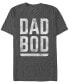 Фото #1 товара Men's Dadbod Short Sleeve Crew T-shirt