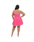 Фото #2 товара Plus Size 1950s Sleeveless Cotton Flare Dress