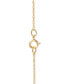Фото #2 товара Disney children's Frozen Elsa 15" Pendant Necklace in 14k Gold
