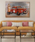 Фото #4 товара Red car Mixed Media Iron Hand Painted Dimensional Wall Art, 32" x 48" x 3.1"