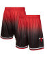 Men's Red and Black Chicago Bulls 1995/96 Hardwood Classics Fadeaway Reload 3.0 Swingman Shorts