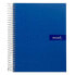 Фото #1 товара LIDERPAPEL Spiral notebook a5 micro crafty lined cover 120h 90gr square 5 mm 5 bands 6 holes