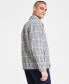 Фото #2 товара Men's Plaid Harrington Jacket, Created for Macy's