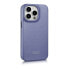 Фото #3 товара Чехол для iPhone 14 Pro Max с магнитной крышкой MagSafe CE Premium Leather от ICARER, светло-фиолетовый