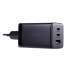 Фото #7 товара Szybka ładowarka sieciowa GaN USB 2x USB-C + kabel USB-C 1.2m - czarna