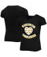 ფოტო #1 პროდუქტის Big Girls Black Washington Commanders V-Neck T-shirt