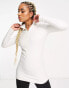 Фото #4 товара The North Face Glacier 1/4 zip fleece dress with neck logo in cream Exclusive at ASOS