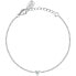 Delicate silver bracelet with clear zircon Silver LPS05AWV08