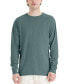 Фото #1 товара Unisex Garment Dyed Long Sleeve Cotton T-Shirt