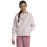 ADIDAS Future Icons 3 Stripes full zip sweatshirt Sandy Pink / White, 11-12 лет - фото #2