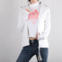 Фото #3 товара Куртка спортивная женская Adidas Trendy_Clothing FL1960 с принтом букв и 3 полосками, белая