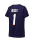 Фото #2 товара Women's Stefon Diggs Navy Houston Texans Plus Size Player Name Number V-Neck T-Shirt