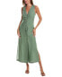 Onia Air Linen-Blend Button Down Maxi Dress Women's