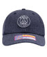 ფოტო #3 პროდუქტის Men's Navy Paris Saint-Germain Berkeley Classic Adjustable Hat