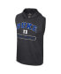 Men's Black Duke Blue Devils Varsity Sleeveless Hoodie Tank Top