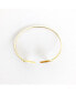 Sanctuary Project by Semi Precious White Howlite Arrow Cuff Bracelet Gold