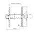 Настенный кронштейн GEMBIRD WM-55T-02 32" 55" 40 kg