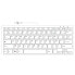 Фото #4 товара R-Go Compact R-Go ergonomic keyboard AZERTY (FR) - wired - white - Mini - Wired - USB - AZERTY - White