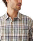 Men's Relaxed-Fit Multi-Plaid Long-Sleeve Button-Up Shirt