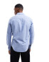 ONLY & SONS slim fit button down oxford shirt in light blue