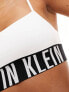 Фото #5 товара Calvin Klein intense power micro unlined crop bralette in white