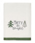 Фото #1 товара Christmas Trees Holiday Cotton Hand Towel, 16" x 30"