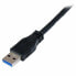 Фото #2 товара Универсальный кабель USB-MicroUSB Startech USB3CAUB1M Чёрный